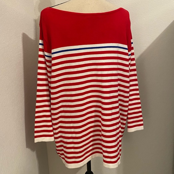 Red Striped Top - Picture 2 of 4